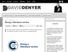 Tablet Screenshot of daviddenyer.com